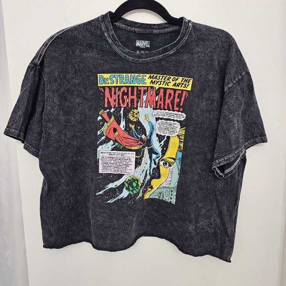 Marvel Dr. Straight "Nightmare" Graphic Women's Crop T Shirt Size XL - Picture 1 of 7